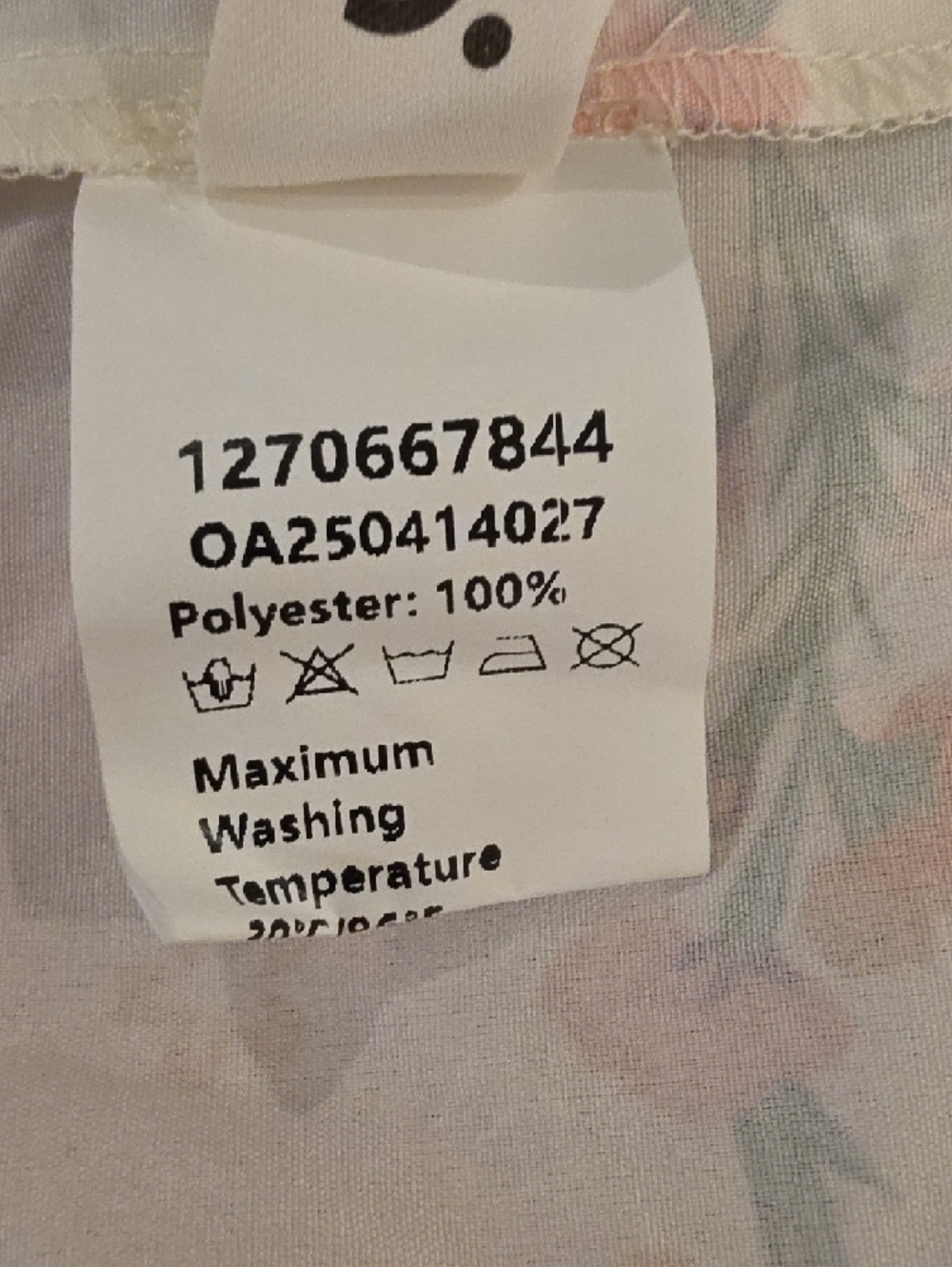 Commense Cream Maxi Dress with Pink Floral Print size XS new with tags - Picture 11 of 12